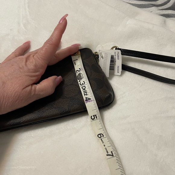 NWT black and brown Coach dual wallet - Picture 10 of 10